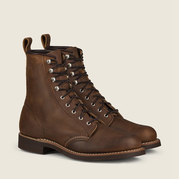 Bottes Red Wing Heritage - Silversmith - Short Rough & Tough Cuir - Marron - Femme 790BYHTWM